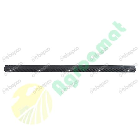 RASP BAR LH L. 1375 mm - 5 ROUND HOLES ON TOOTHED SIDE