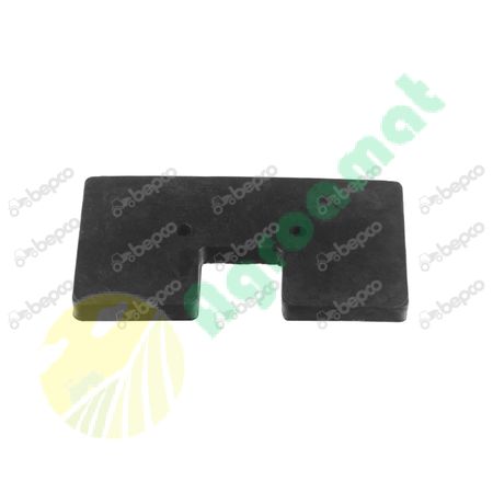 RUBBER PADDLE L 153 X 79 X 14 MM - DEPTH FOR CHAIN 39 X 33 MM