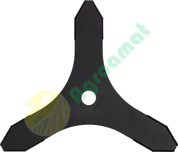 Lamă pentru motocoasă oțel 3 dinți 350x25,4x4mm