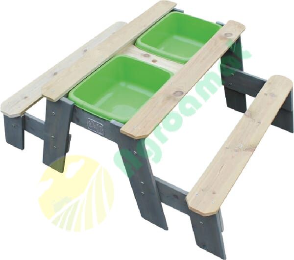 Masă de picnic cu 2 bănci EXIT