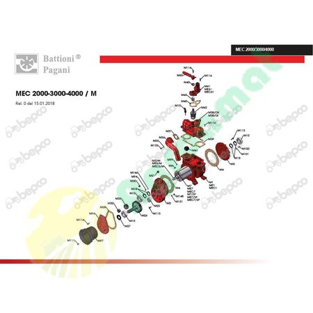 FLANGE SEAL M4 FOR MEC 4000