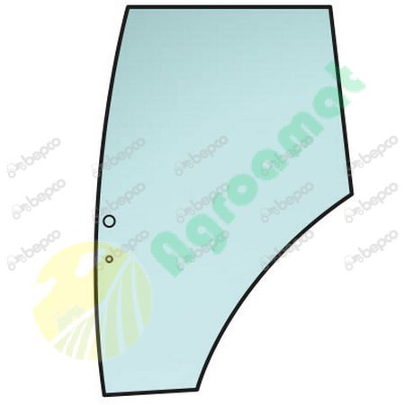 DOOR WINDOW LEFT - CURVED - TINTED