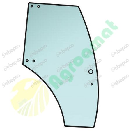 DOOR WINDOW RIGHT - CURVED - TINTED