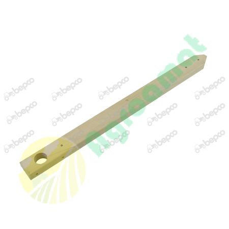 WOOD BAR 25 X 43 MM - Ø 25 MM - L 530 MM