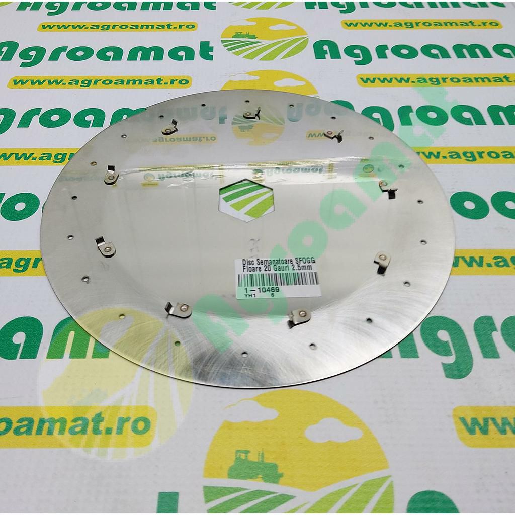 Disc Semanatoare SFOGGIA Floare 20 Gauri 2.5mm