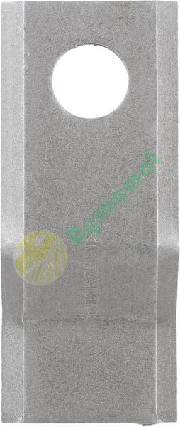 Lamă cositoare stânga/dreapta 120x50x4mm orificiu 21mm pachet 25 buc. potrivită pentru Pöttinger