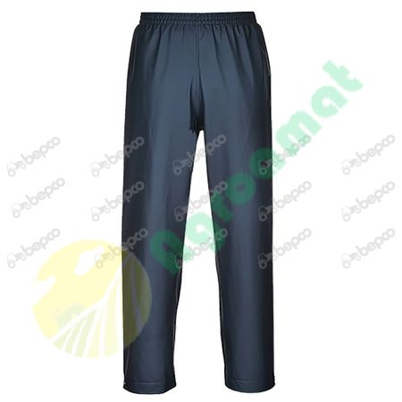 BLUE WATERPROOF TROUSERS 100 % POLYESTER - SIZE L (T4)