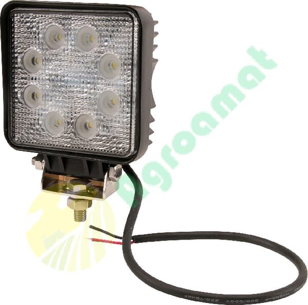Lampă de lucru LED 24W 1920lm pătrată 10/30V 110x45x110mm tip flood 8 LED-uri gopart