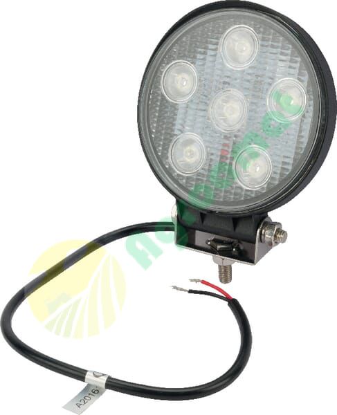 Lampă de lucru LED 27W 1850lm rotundă 10/30V tip flood 6 LED-uri gopart