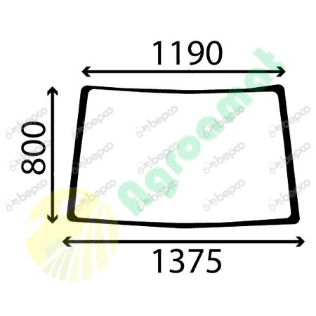 WINDSHIELD CURVED - TINTED