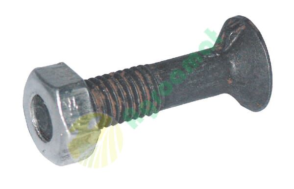 Șurub și piuliță de plug M16x40, 1 Nib DIN604 cl. 8.8