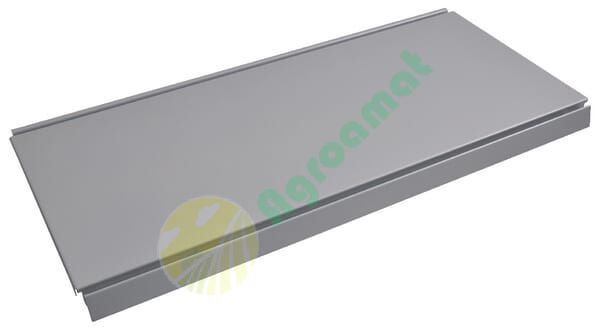 Raft 30x66,5cm alb/aluminiu