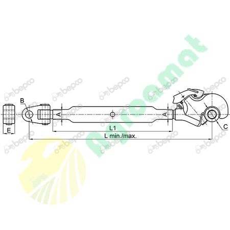 TOP LINK - CBM CAT. 3/3 - M 36 X 3 - L 730/1010