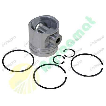 PISTON WITH RINGS SANS AXE