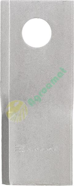 Lamă cositoare dreapta 120x48x4mm orificiu 18,5mm pachet 25 buc. potrivită pentru Vicon/Gehl/Lely/New Holland/Pöttinger