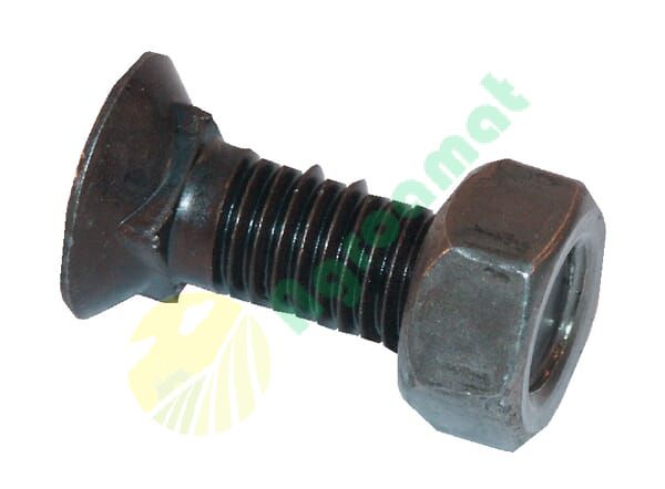 Șurub gât pătrat cu piuliță M12x1,5x35mm grupa 12.9