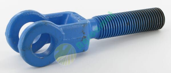 Tijă filetată cu furcă TR26x3x90/180 D25 Zn dreapta