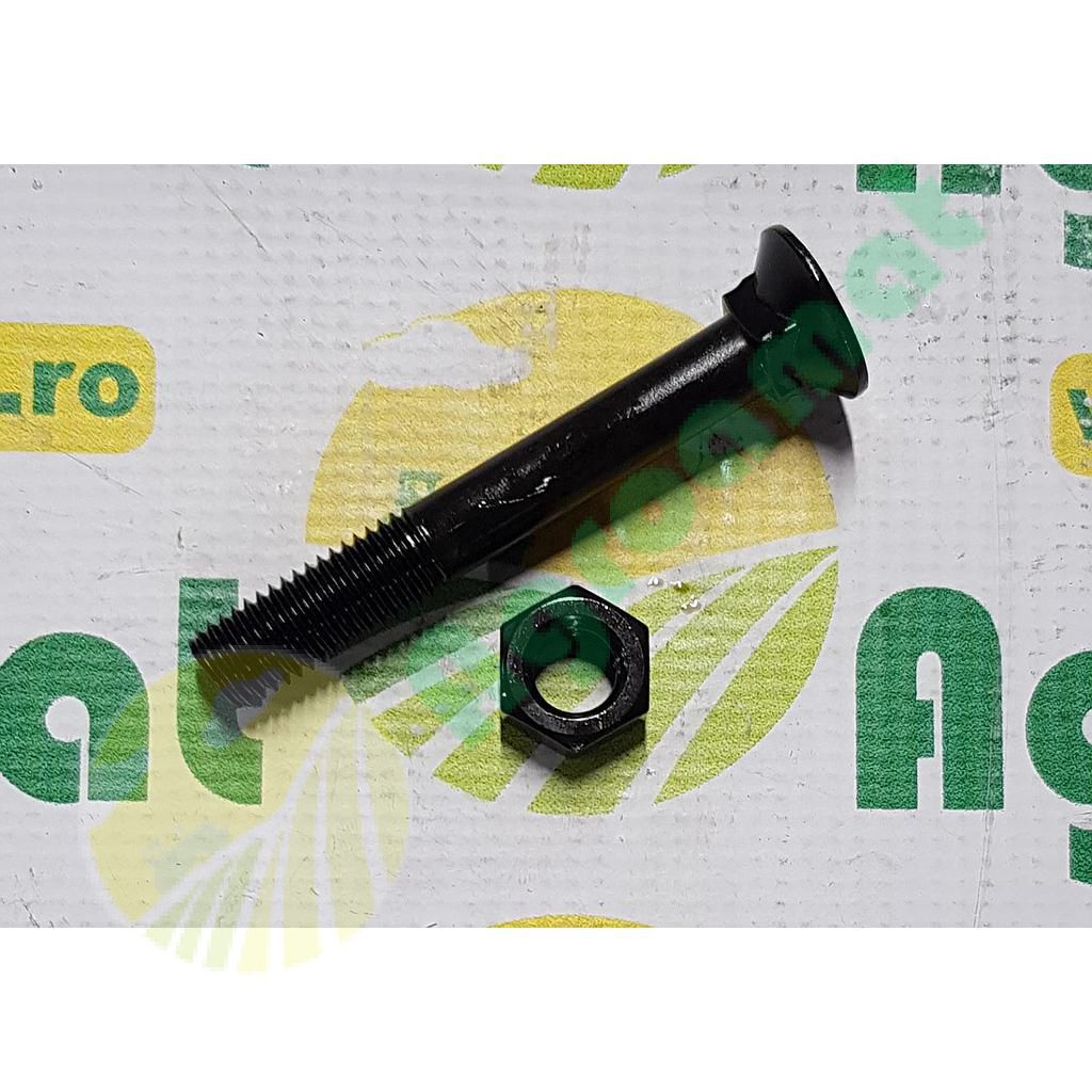 Surub plug cu gat patrat si piulita M12X90