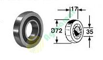 Rulment ø35xØ72xL=17