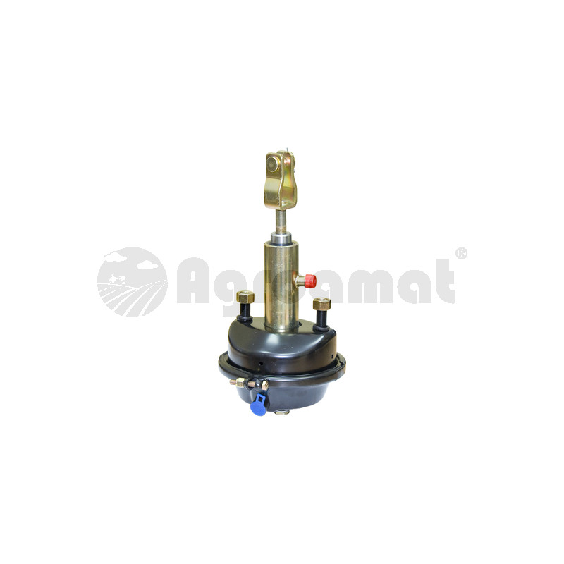 Siłownik hamulcowy hydrauliczno-pneumatyczny