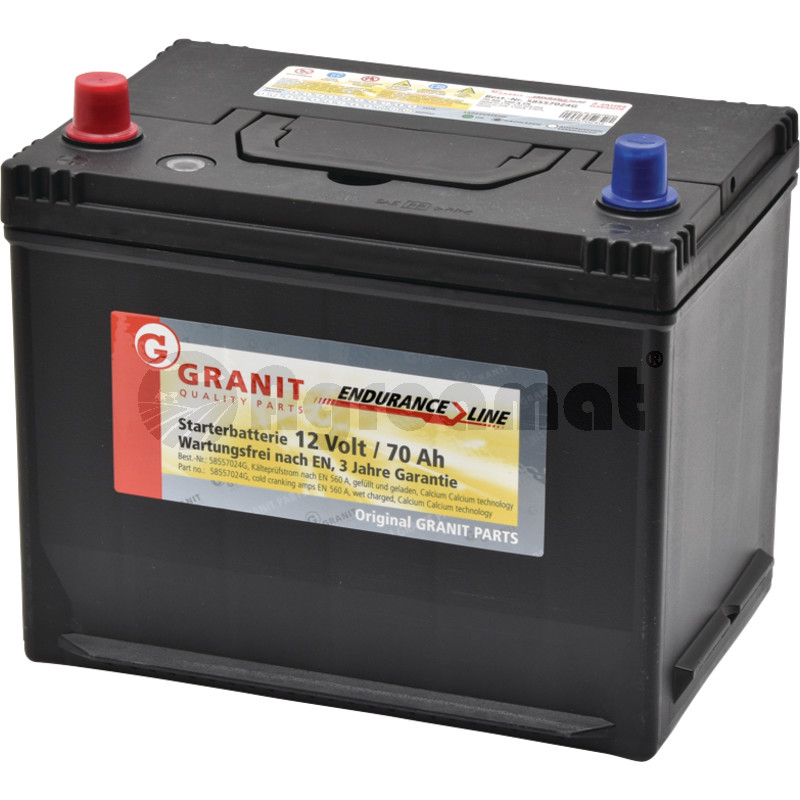 Baterie 12 V 70 Ah, umpluta