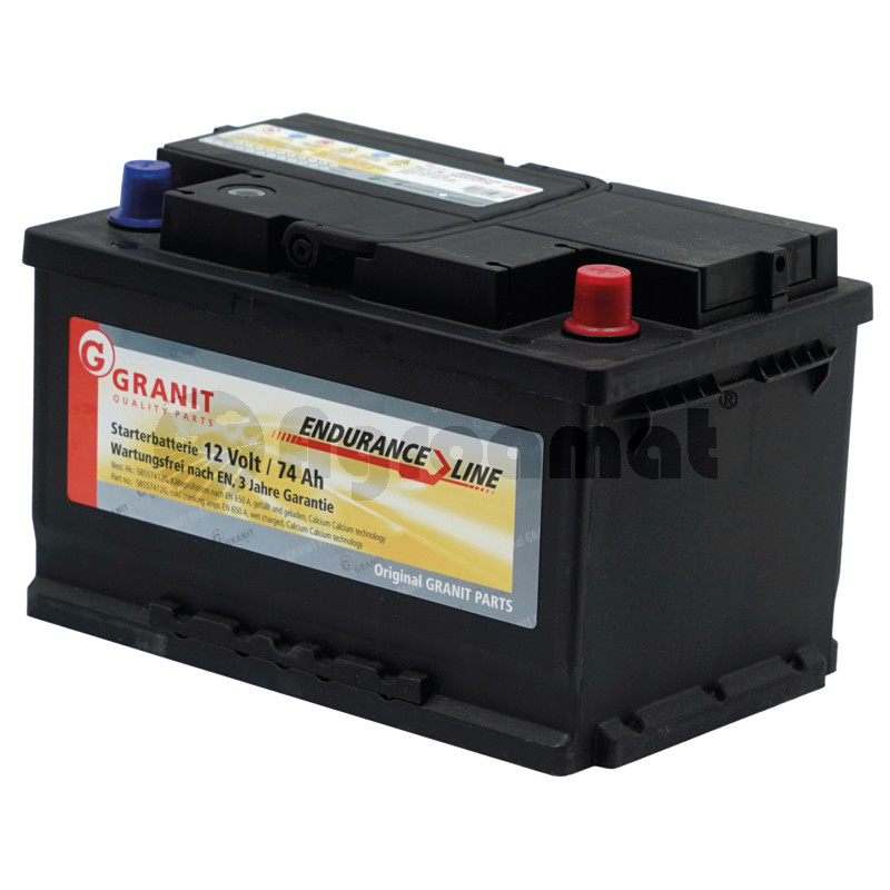 Baterie umpluta 12V / / 74Ah