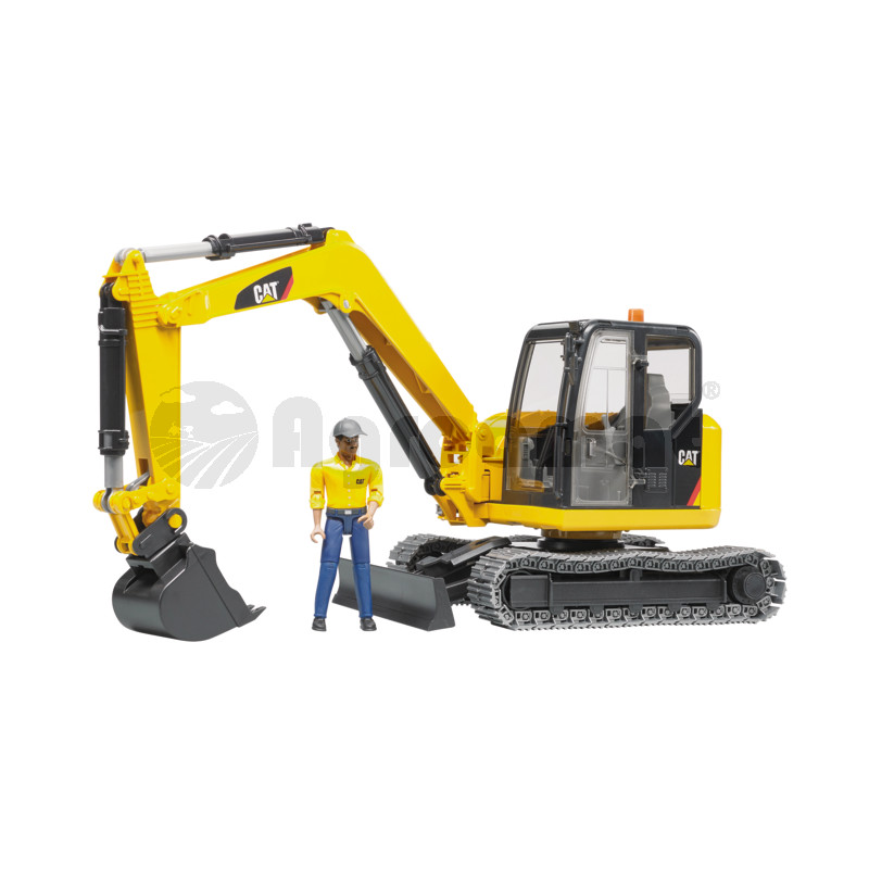 Excavator cu muncitor