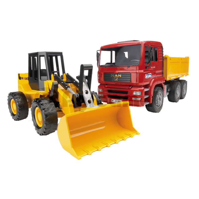 Camion cu cupa basculabila si incarcator pe roata FR130