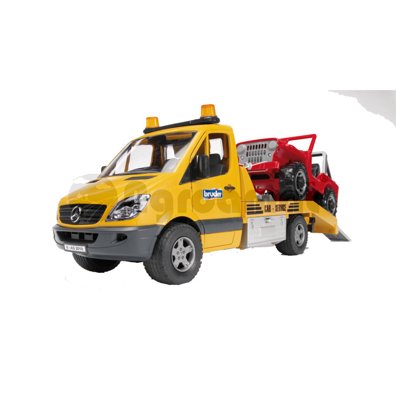 Camion cu masina de teren, lumina si sunet