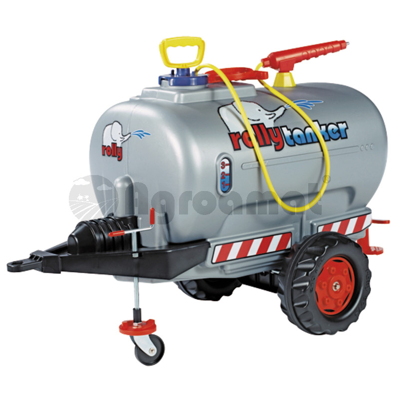 Rezervor argintiu cu pompa si roata sprijin, 1 ax