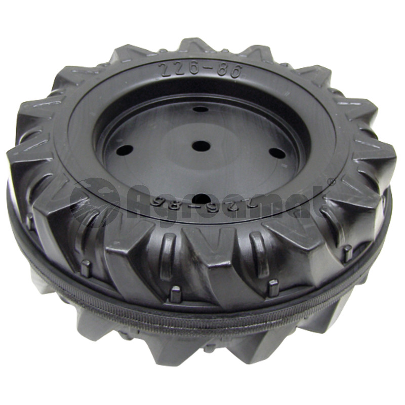 Roata frontala fara anvelope