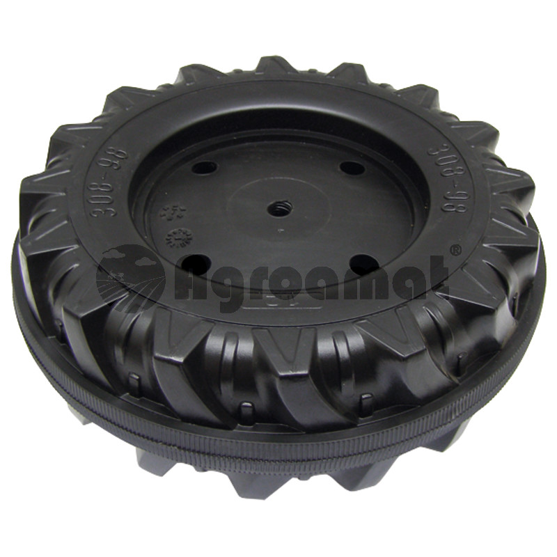 Roata cu anvelopa alergatoare