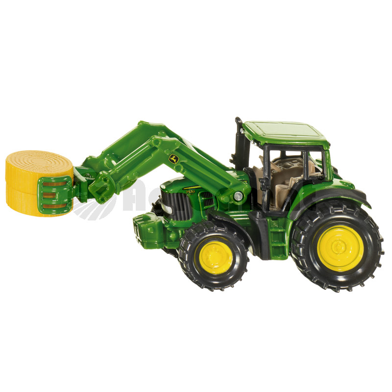 Tractor cu cleste pentru baloti