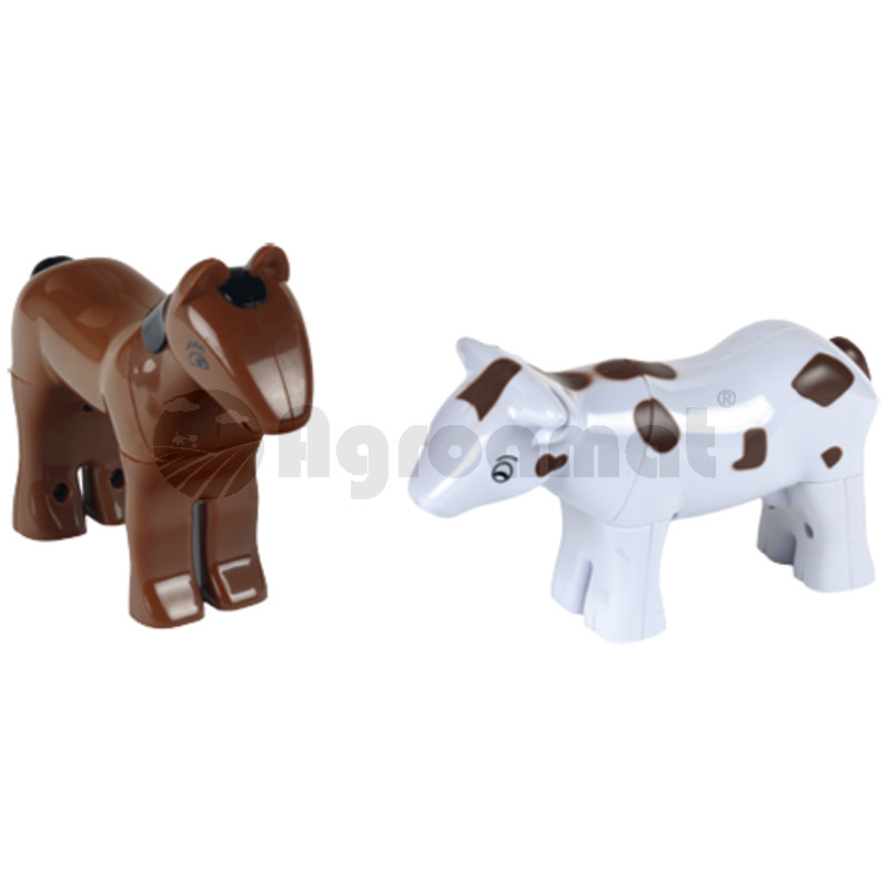 Puzzle magnetic Funny Puzzle, cal si vaca