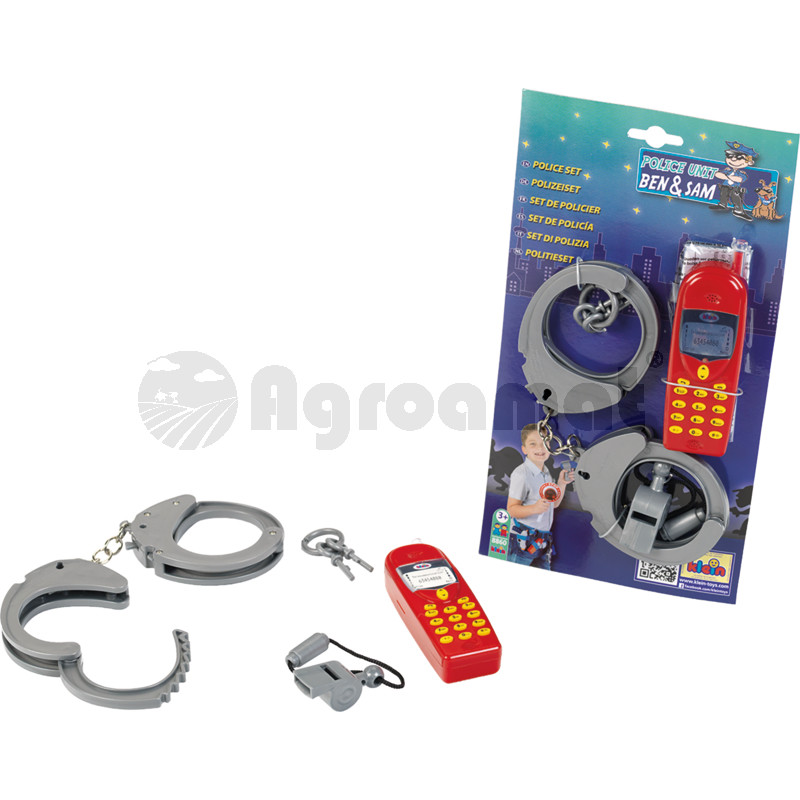 Set politie, 10 piese cu pistol de stropit