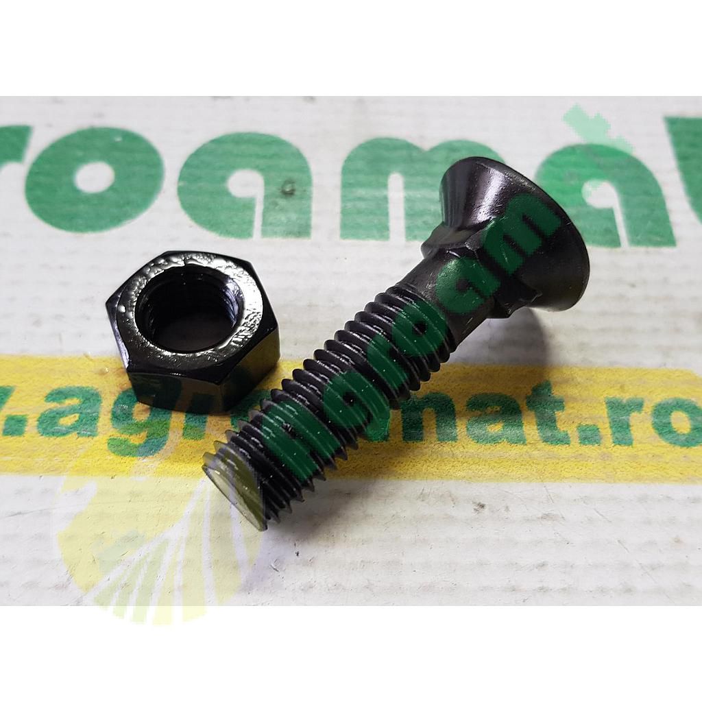 Surub Cap Plat Gat Patrat 12x50mm