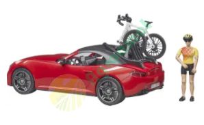 Masina Roadster cu Bicicleta de Curse