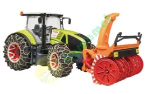 Tractor Claas Axion 950 cu Lanturi si Freza de Zapada