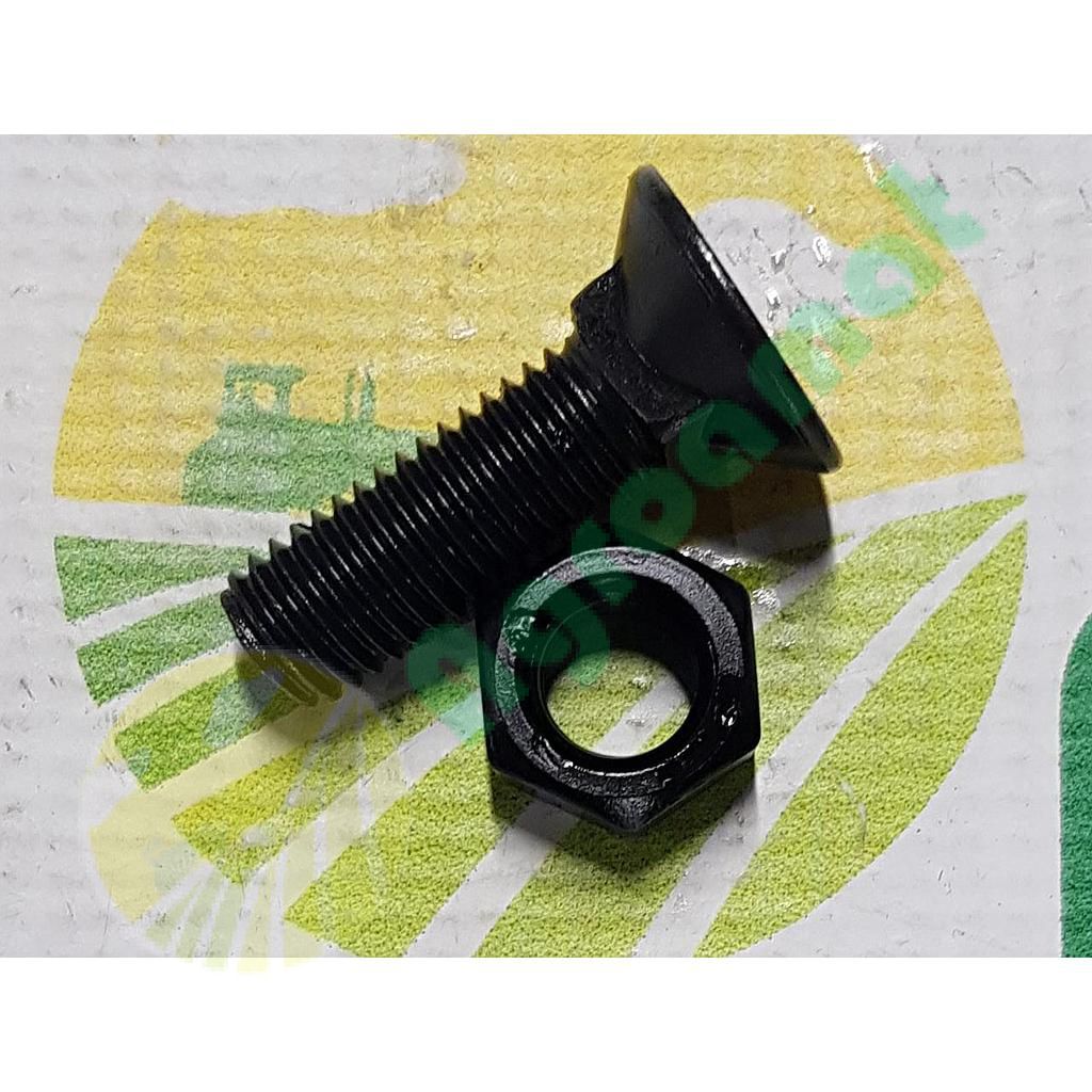 Surub plug gat patrat cu piulita M12x40mm