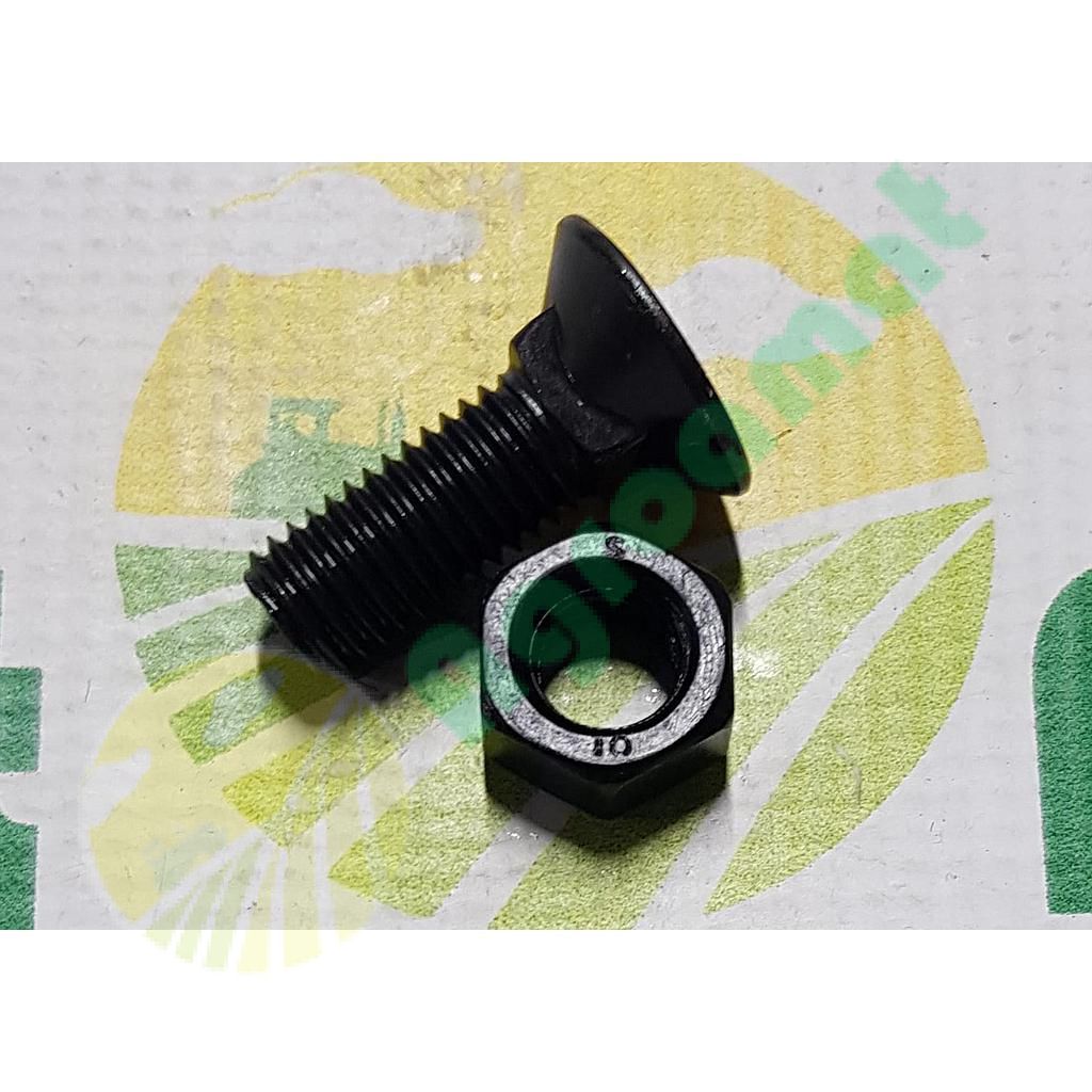Surub plug cu gat patrat si piulita M12x35mm