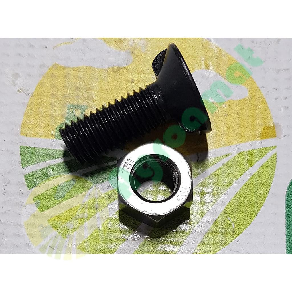 Surub plug cu umeri si piulita M12x35mm