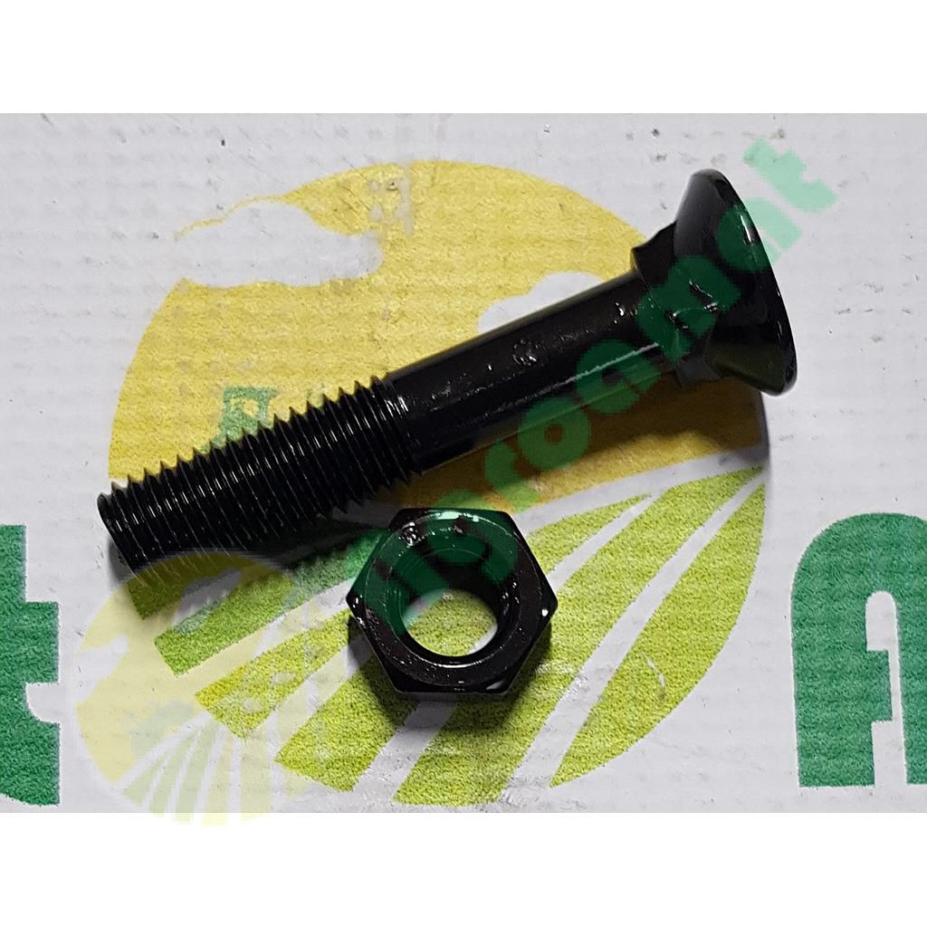 Surub plug cu gat patrat si piulita M12x70mm