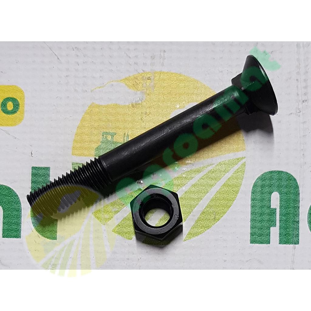 Surub plug cu gat patrat si piulita M12x100mm