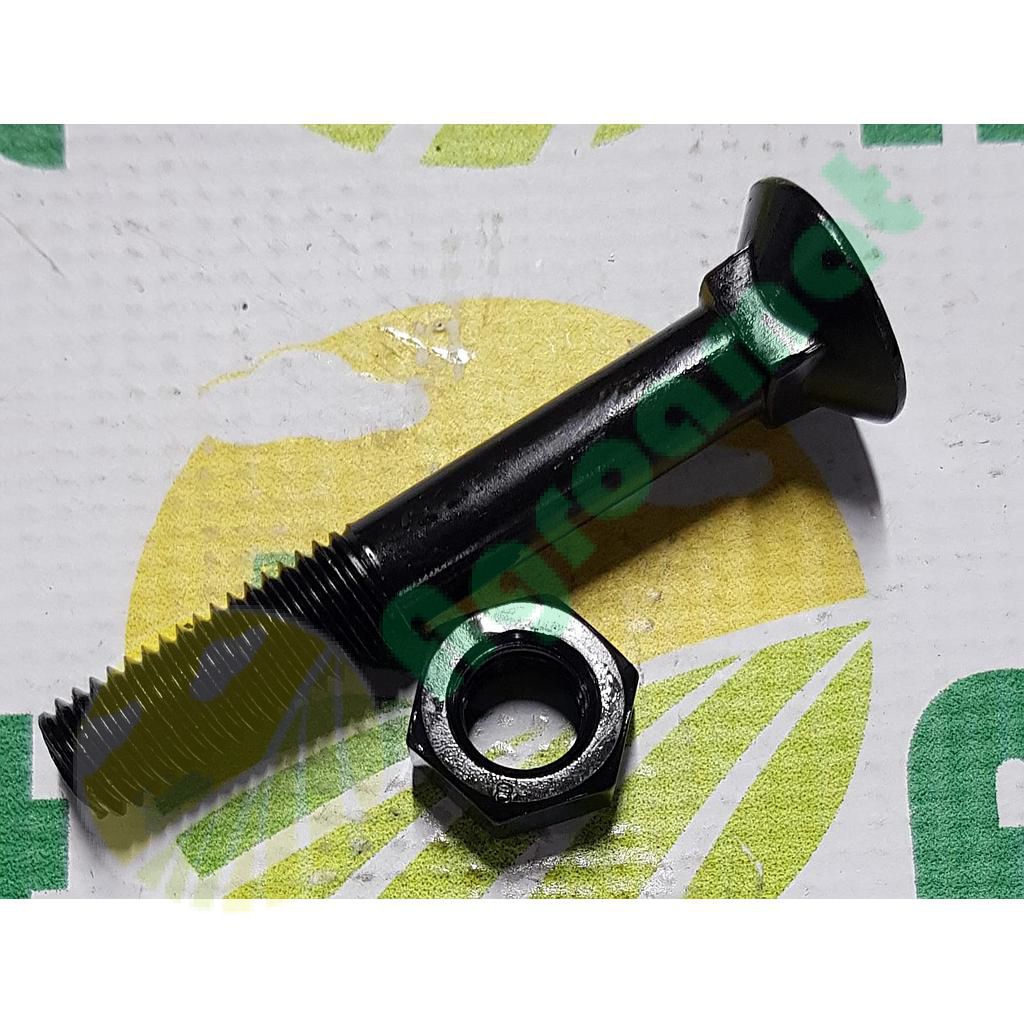 Surub plug cu gat patrat si piulita M12x80mm