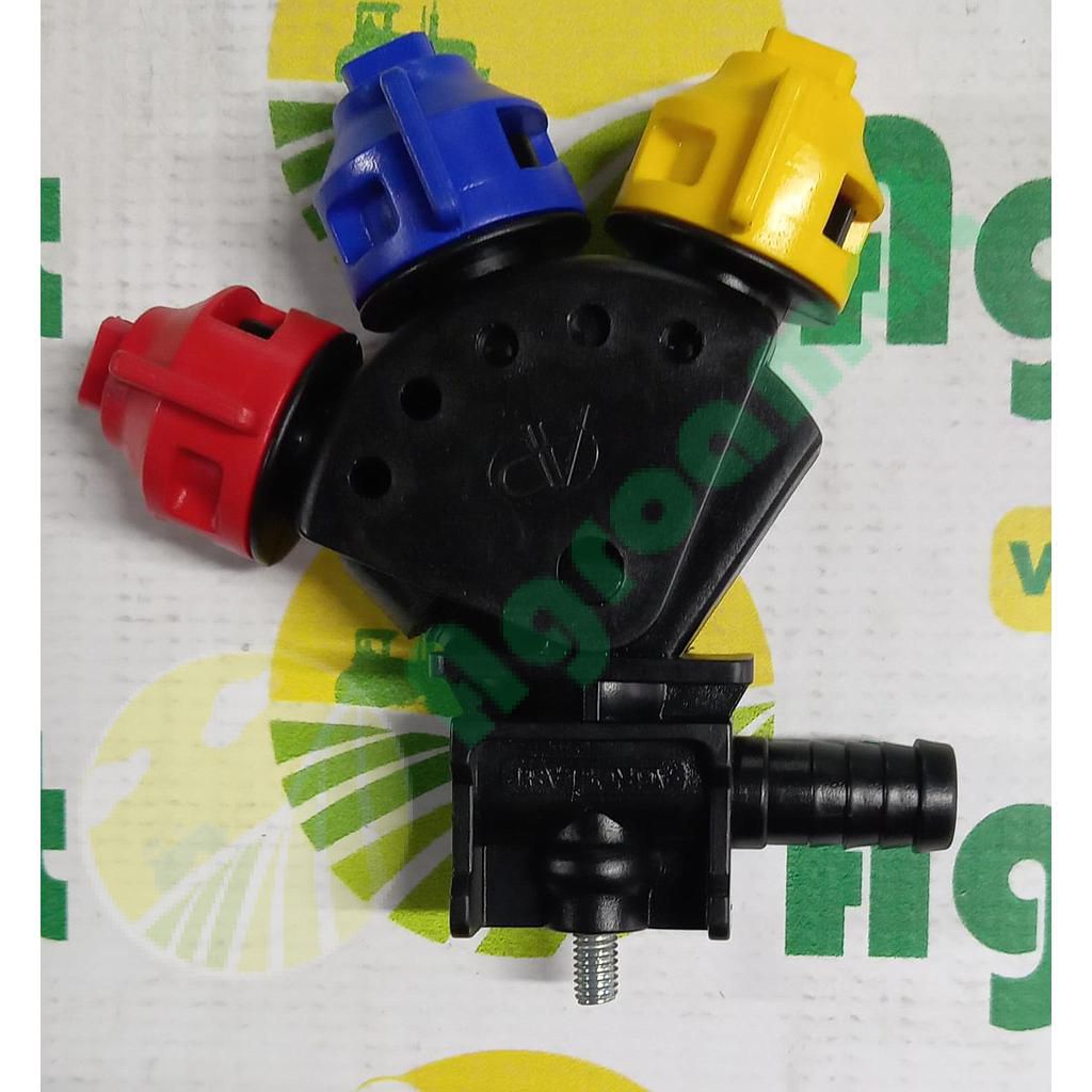 Cap Corp Pulverizare 3Duze Furtun cu AP Drept 0-100/GW08/K