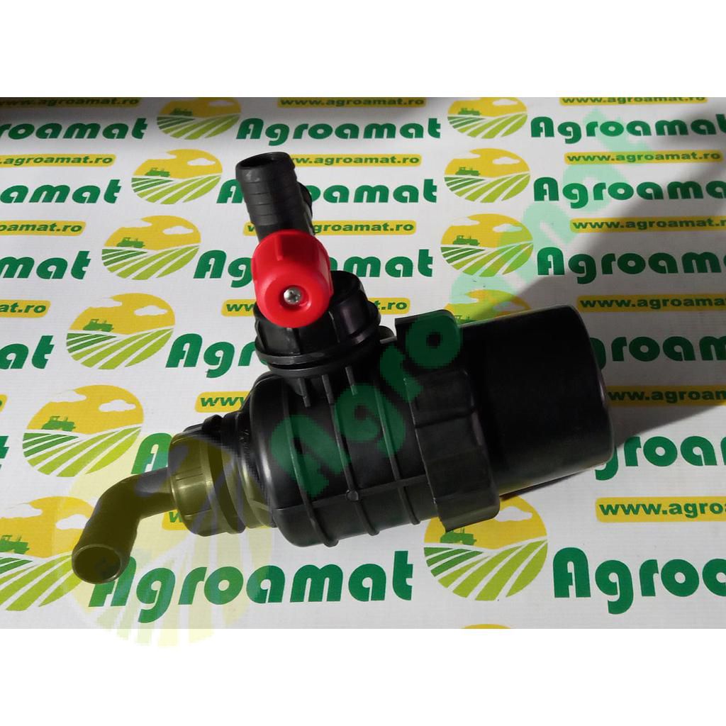 Filtru Aspiratie fara Supapa Negru cu Cot fi258 AP16FSM