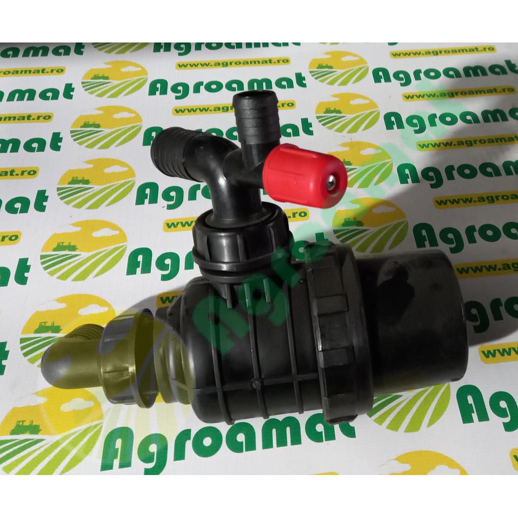 Filtru Aspiratie fara Supapa Negru cu Cot fi 32