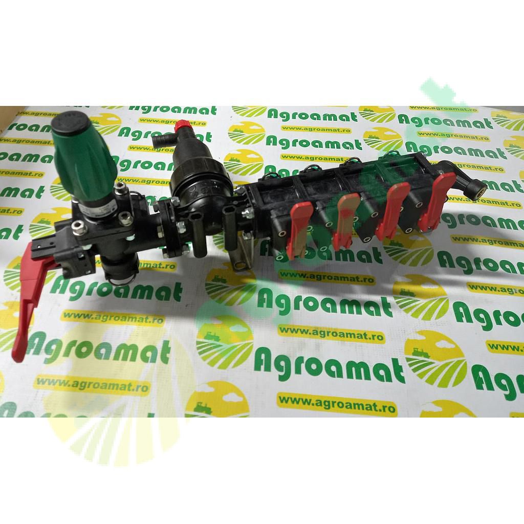 Distribuitor 4 Cai cu Filtru Presiune fara Stuturi