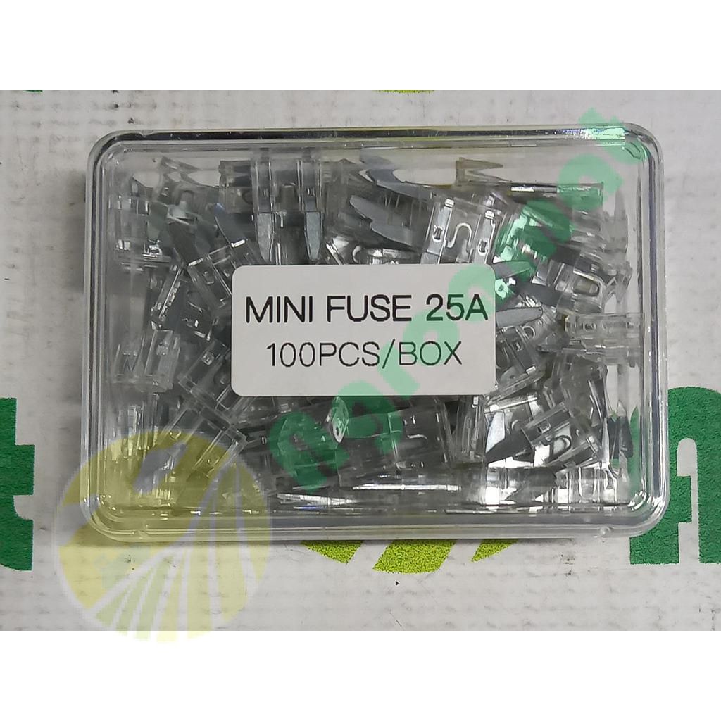 Cutie Sigurante Plate 100 buc 25A