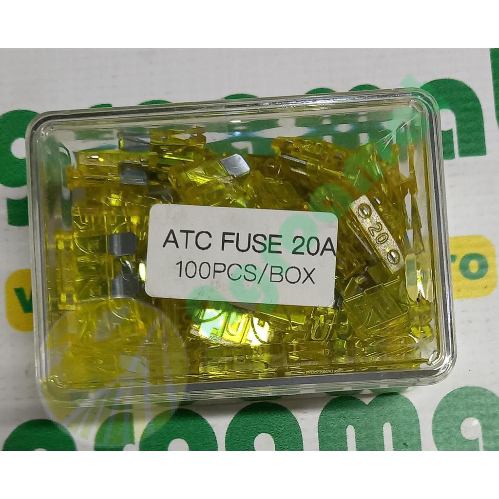 Cutie Sigurante Plate 100 buc 20A